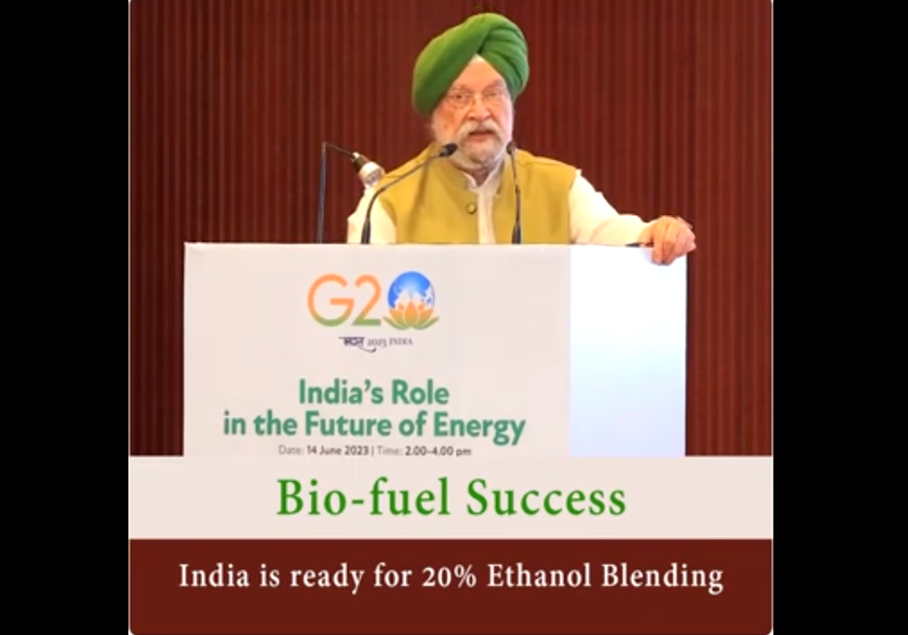 India is ready for 20% Ethanol Blending