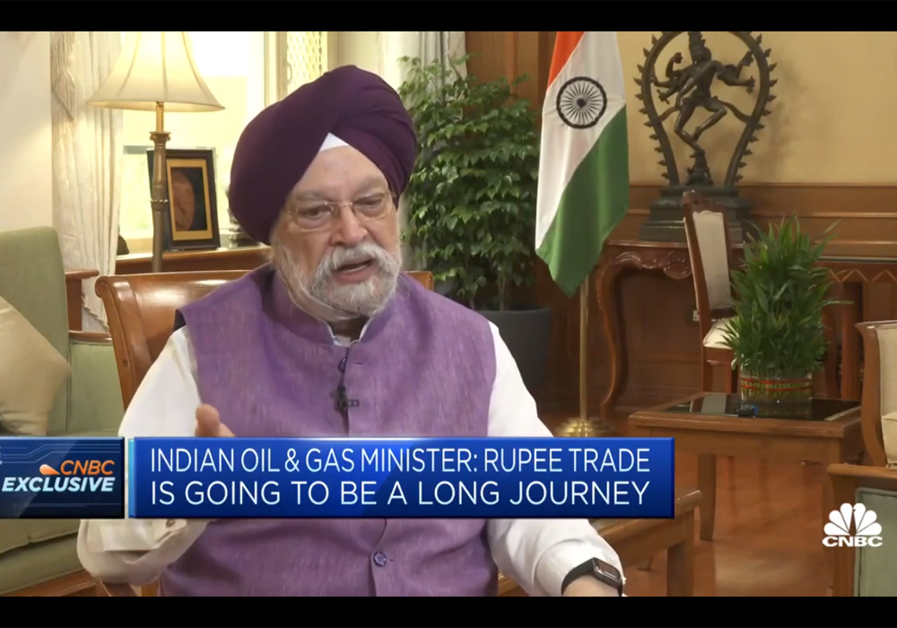 Rupee trade is going to be a long Journey - Shri Hardeep Singh Puri