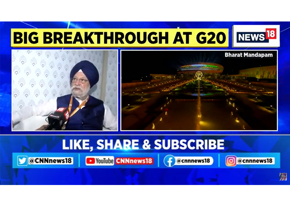 Shri Hardeep Singh Puri Full Interview on G20 with CNN-News18