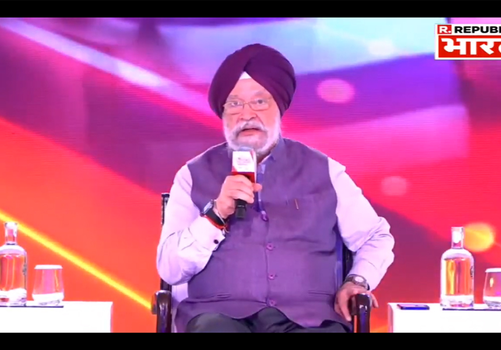 Sh Hardeep Singh Puri full interaction with Republic Bharat in #RepublicBharatSummit