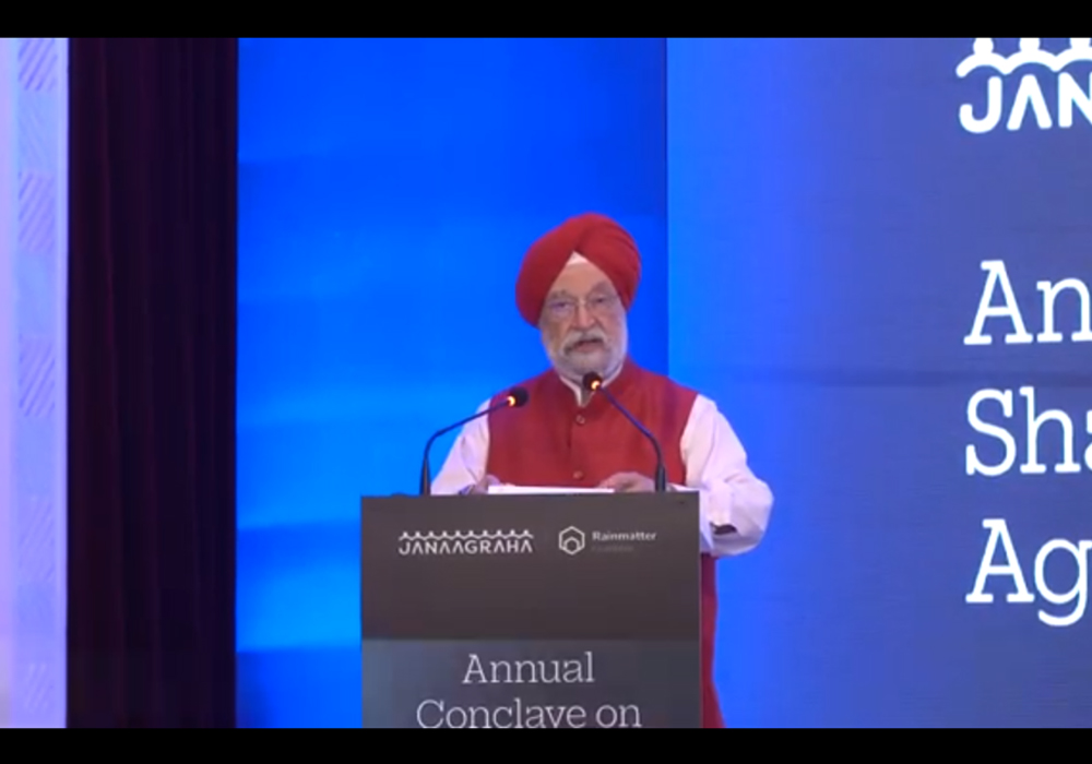 Sh Hardeep Singh Pur's full speech in Janaagraha's annual conclave, shaping India's urban agenda