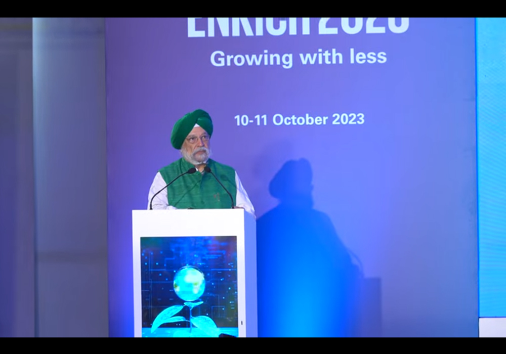 Union Minister Hardeep Singh Puri at ENRich 2023