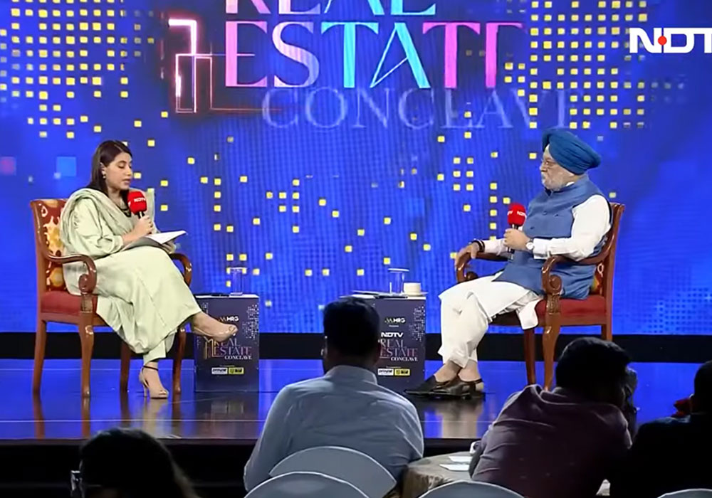 Sh Hardeep Singh Puri full interview with NDTV: #NDTVRealEstateConclave