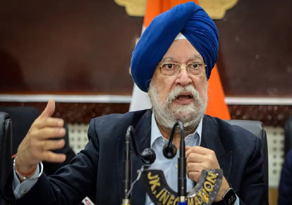 Daily Srinagar Union Minister For Housing & Urban Affairs & Petroleum Hardeep Singh Puri Holds Press Conference In Srinagar