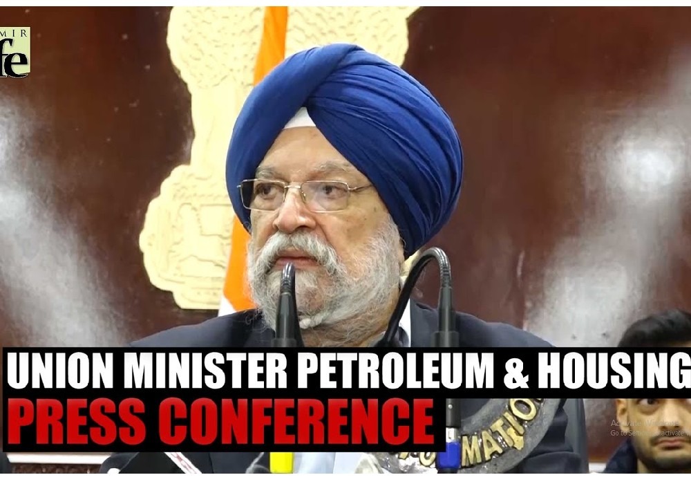 Kashmir Life | Union Minister Petroleum & Housing: Press Conference