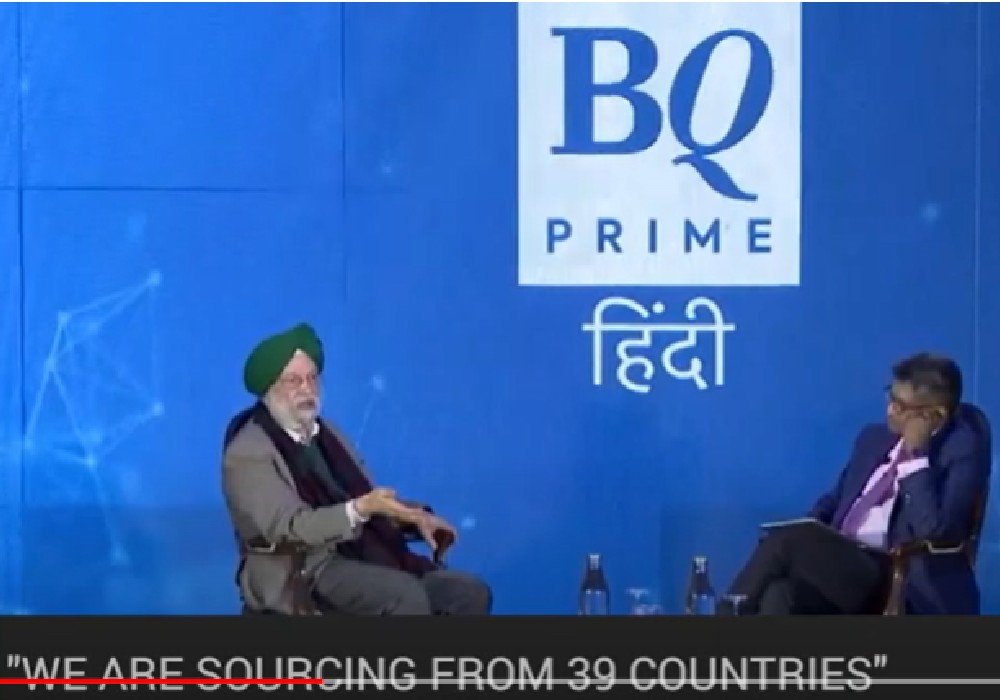 BQ Prime | India's Energy Needs Secured Despite Global Challenges Hardeep Singh Puri