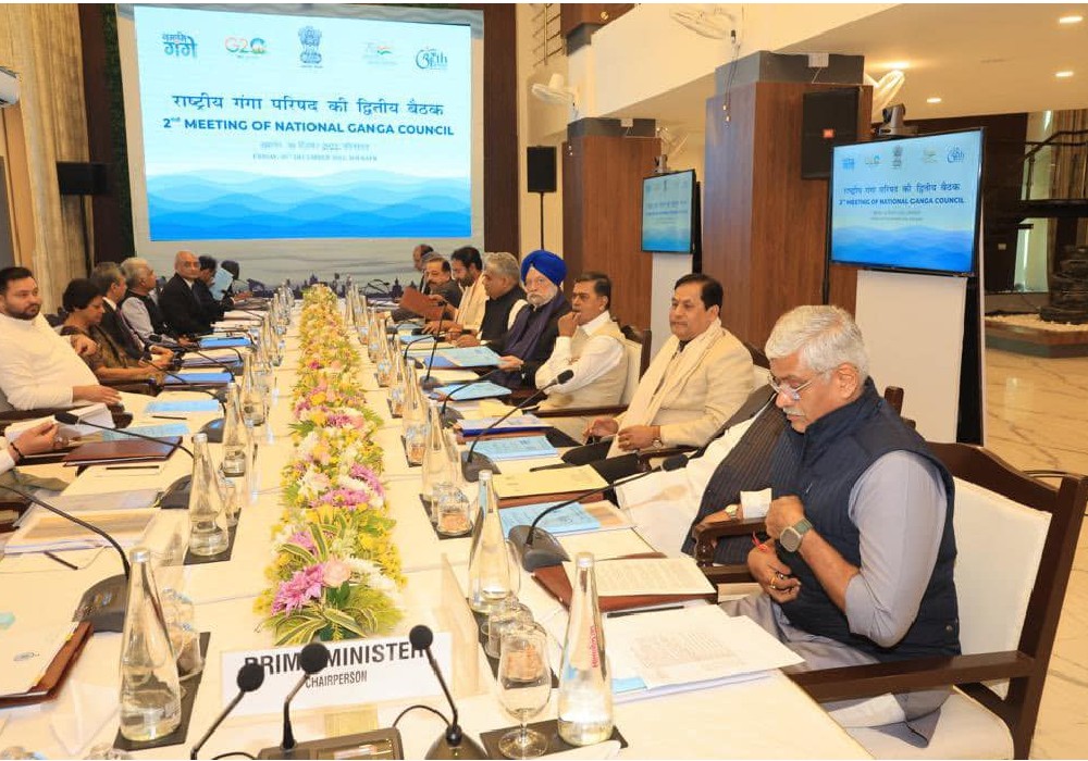 At the 2nd Meeting of National Ganga Council
