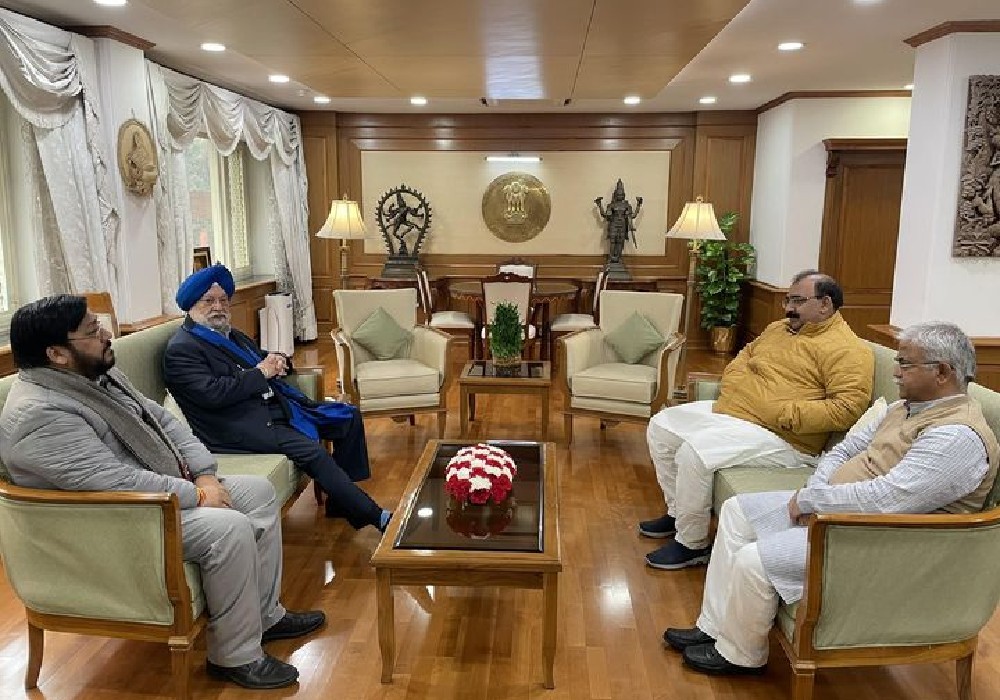 Meeting with Sh Ashwani Sharma Ji - BJP Punjab President, Sh Manthri Srinivasulu - General Secretary (Org) & Sh Rajesh Bhagha Ji - General Secy