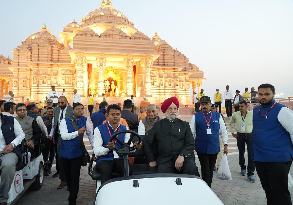 At Pramukh Swami Maharaj Shatabdi Mahotsav