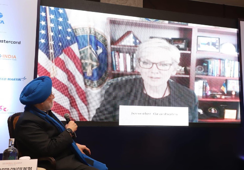 Virtual conversation with US Secretary of Energy- Jennifer Granholm at the India US Forum