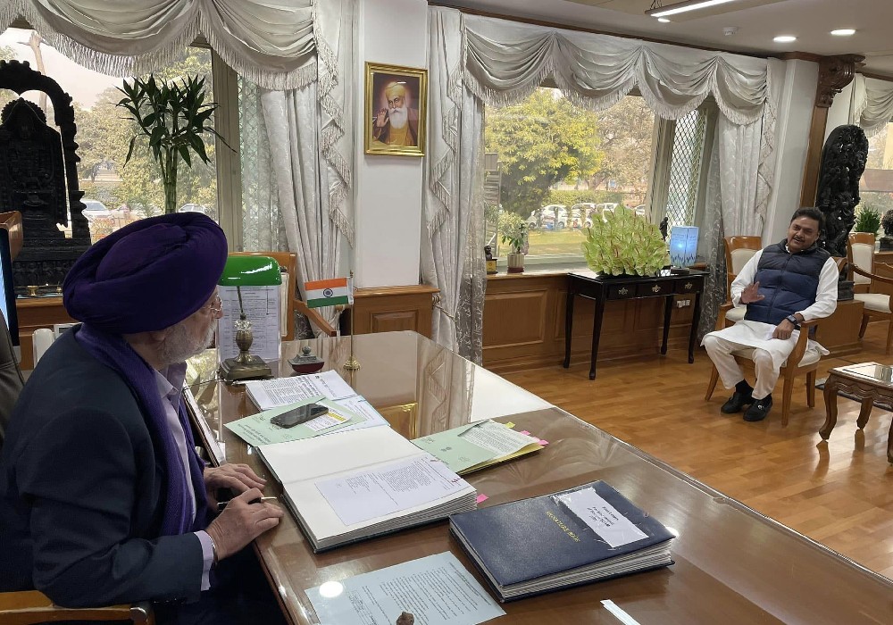 Meeting with Sh Surendra Singh Nagar Ji, Rajya Sabha Parliamentarian & Vice-President BJP Uttar Pradesh