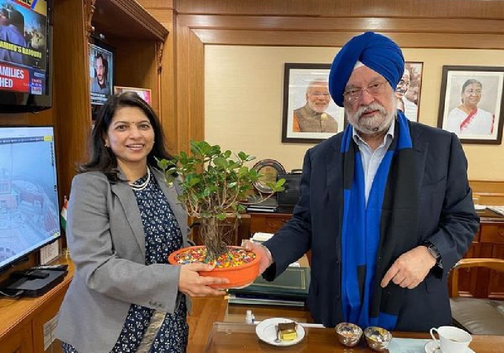 Meeting with Smt Vartika Shukla Ji, the dynamic CMD of India’s leading Project Management Consultant- Engineers India Limited