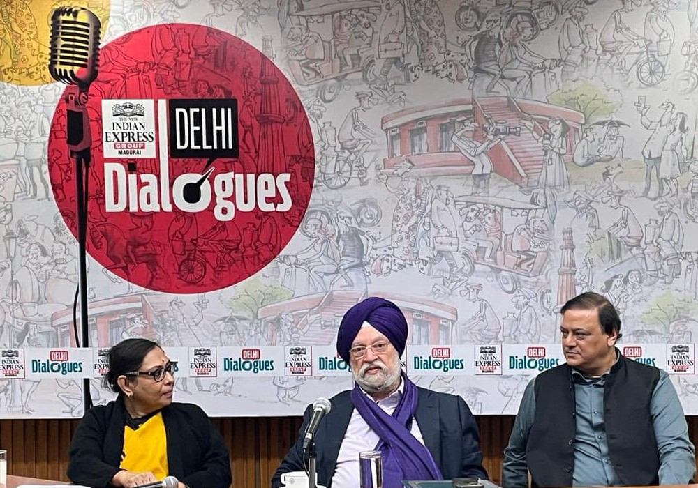 At a session of ‘Delhi Dialogues’