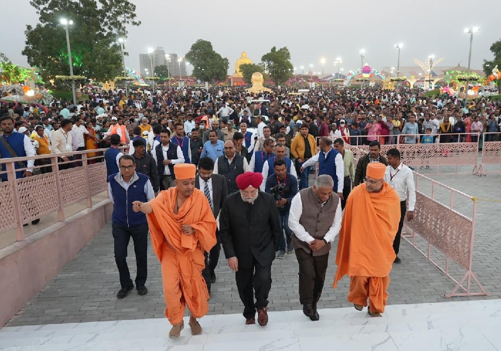 At Pramukh Swami Maharaj Shatabdi Mahotsav