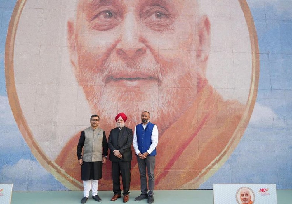 At Pramukh Swami Maharaj Shatabdi Mahotsav