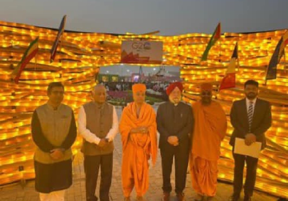 At Pramukh Swami Maharaj Shatabdi Mahotsav