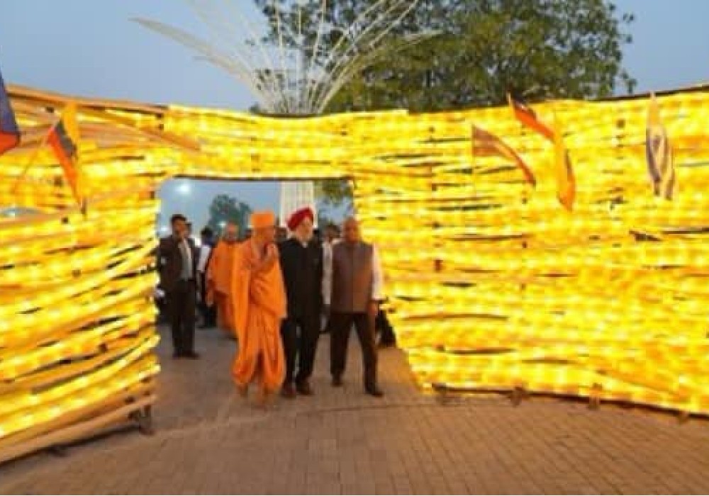 At Pramukh Swami Maharaj Shatabdi Mahotsav