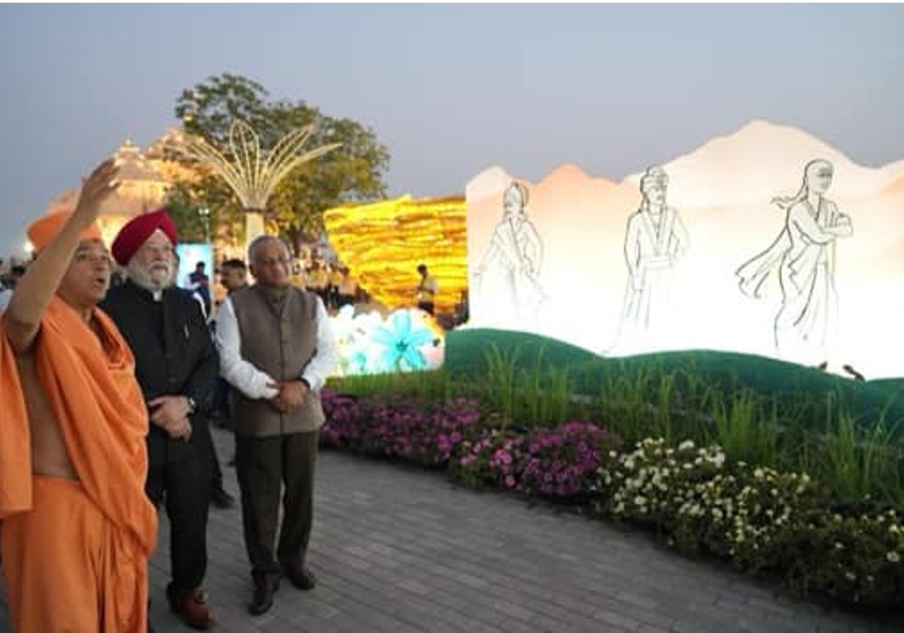 At Pramukh Swami Maharaj Shatabdi Mahotsav