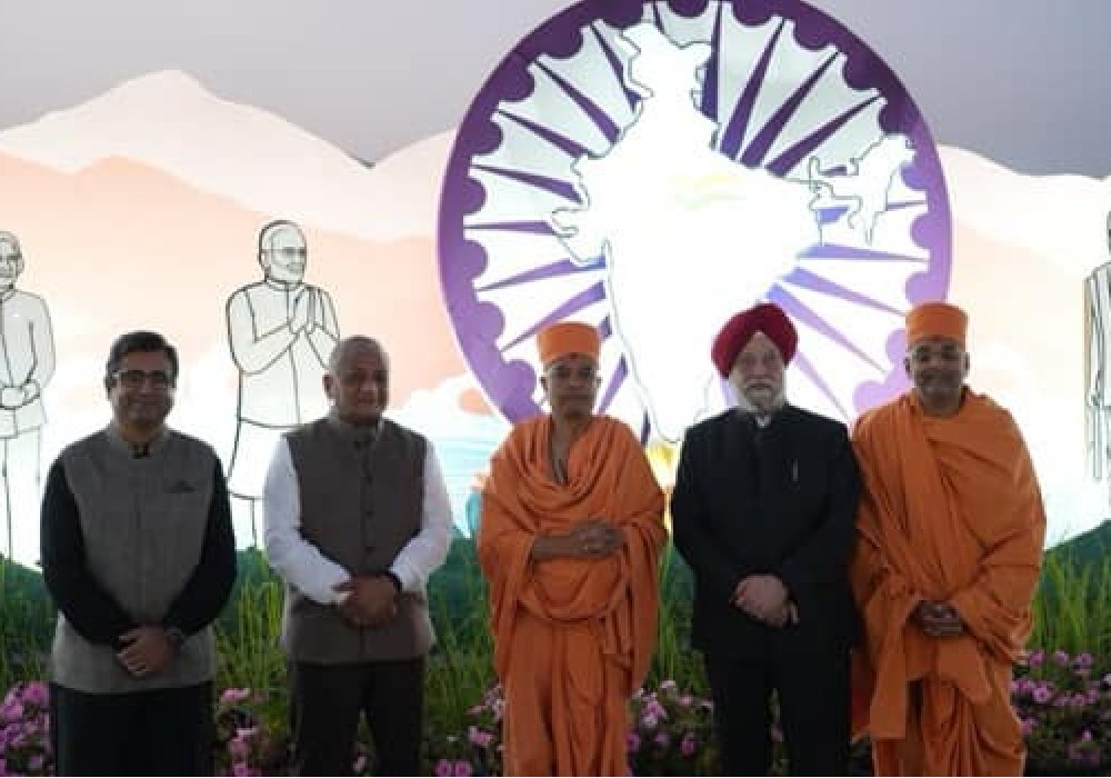 At Pramukh Swami Maharaj Shatabdi Mahotsav