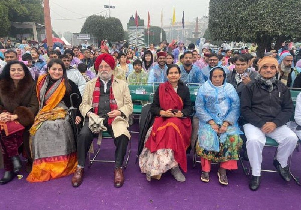 At the Beating of the Retreat Ceremony