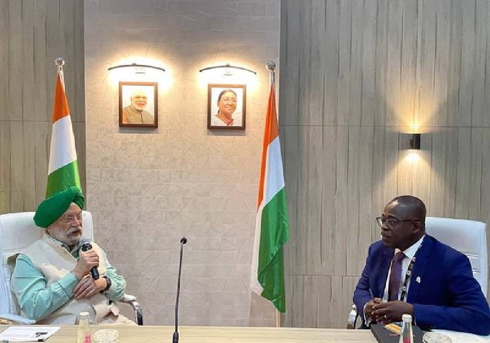 Discussed ways of furthering the energy collaboration between India & Ghana with HE Dr Matthew Opoku Prempeh, Minister for Energy, Ghana at the India Energy Week