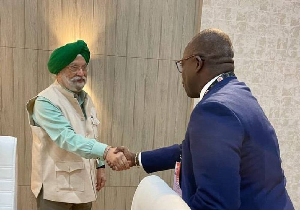 Discussed ways of furthering the energy collaboration between India & Ghana with HE Dr Matthew Opoku Prempeh, Minister for Energy, Ghana at the India Energy Week