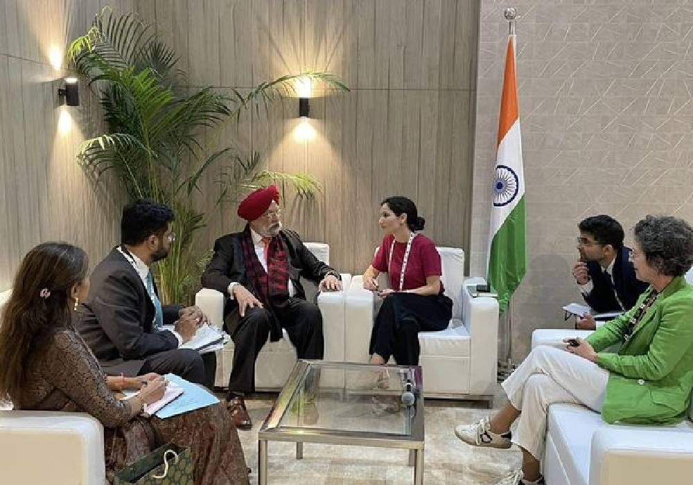 Discussed issues of bilateral energy cooperation between India & Portugal, & the way forward for enhanced association with HE Dr Ana Fontoura Gouveia, Secretary of State for Energy & Climate, Portugal at India Energy Week