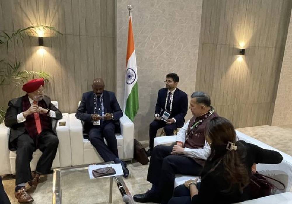 Held a fruitful meeting with HE Georges Pierre Lesjongard, Minister of Energy & Public Utilities, Mauritius