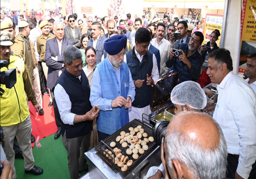 Inaugurated the G20 Food Festival in Talkatora Stadium