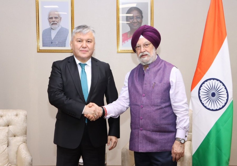 HE Arzybek Kozhoshev, Member of the Board of EEC - Minister in charge of Energy & Infrastructure.   India traditionally has warm relations with members of the Eurasian Economic Union. Our bilateral hydrocarbon trade has grown in FY 2023-24 accounting for 