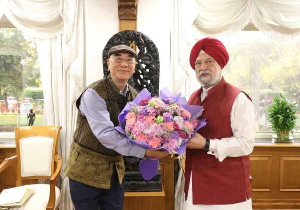 Met former Nagaland parliamentarian Sh KA Sangatam Ji