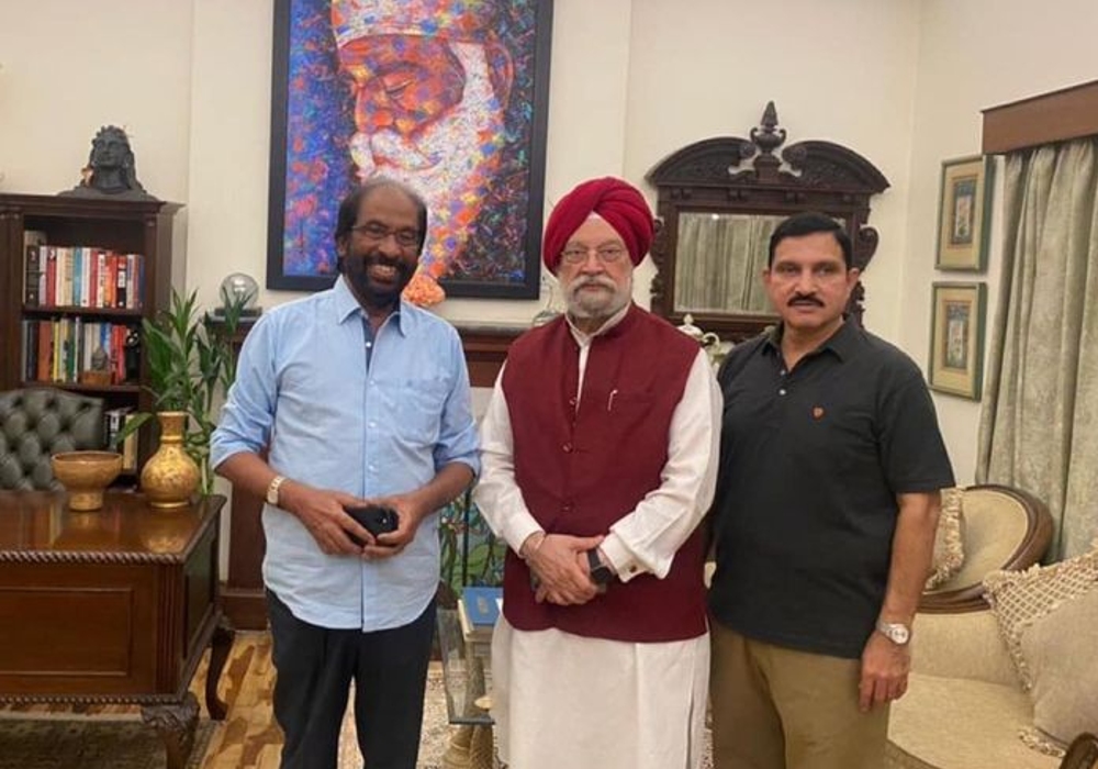 With fellow Rajya Sabha parliamentarians Tiruchi Siva Ji & Sh Y.S. Chowdary Ji