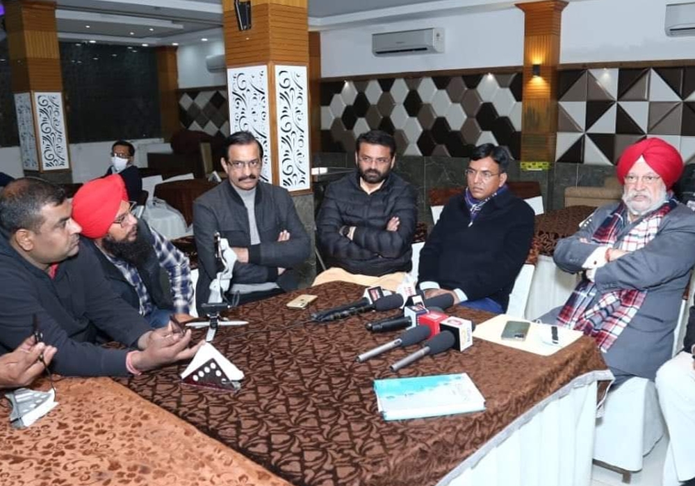 Interacted with members of the media fraternity along with my colleagues Dr Mansukh Mandaviya Ji and Sh Vinod Chavda Ji in Ferozepur this evening