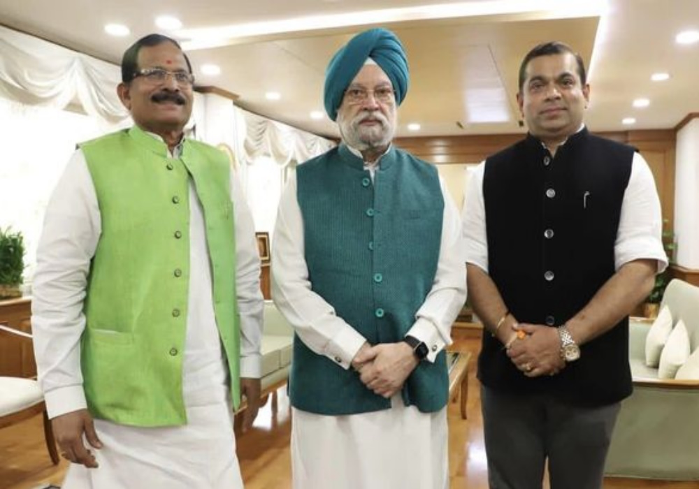 Meeting with Sh Shripad Y Naik Ji, Union Minister of State for Ports, Shipping & Waterways & Tourism; & Goa minister Sh Rohan Khaunte Ji