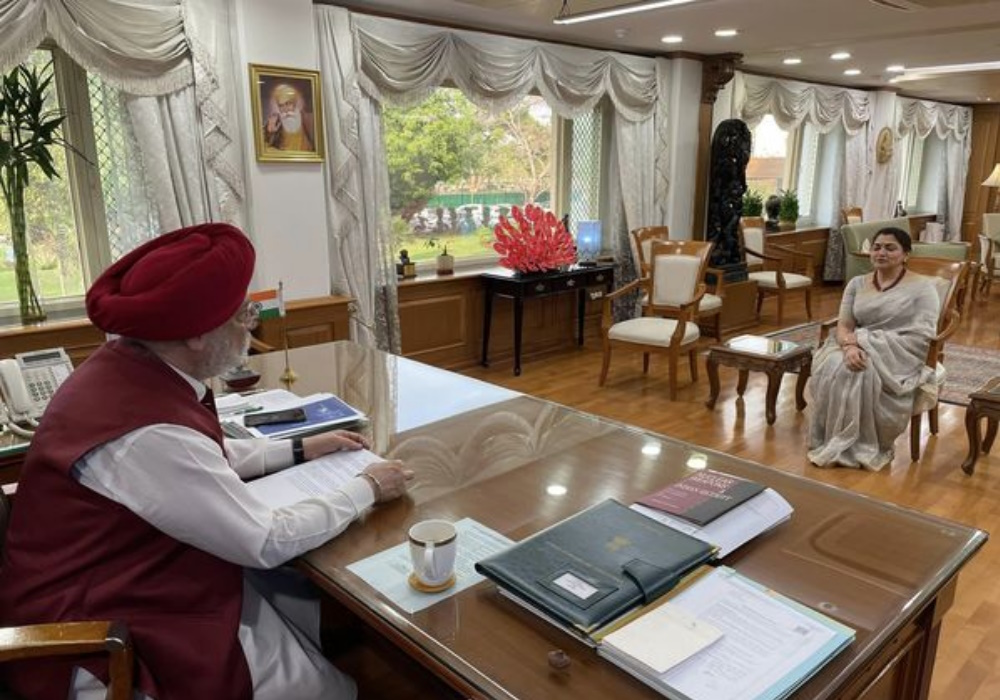 Meeting with Smt Khushbu Sundar Ji, member of National Commission for Women