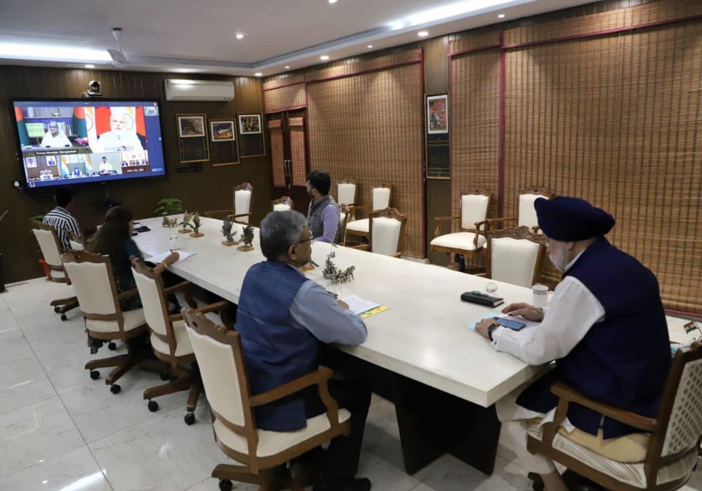 PM Sh Narendra Modi Ji & PM of Bangladesh HE Sheikh Hasina Ji virtually inaugurate India-Bangladesh Friendship Pipeline -  the first cross border energy pipeline