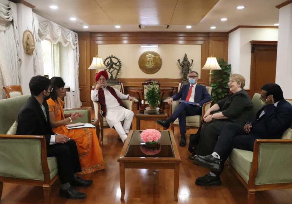 Meeting with  British High Commissioner to India Mr Alex Ellis.