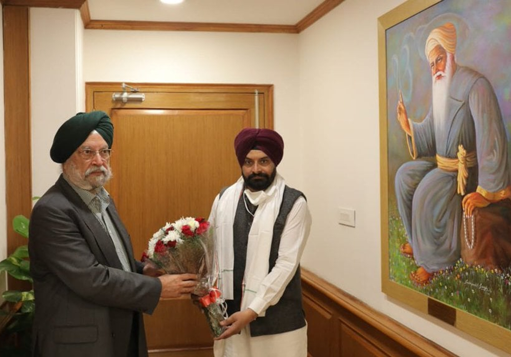 Met Sardar Gurpal Singh Sandhu Ji, a BJP Punjab Karyakarta from Ajnala