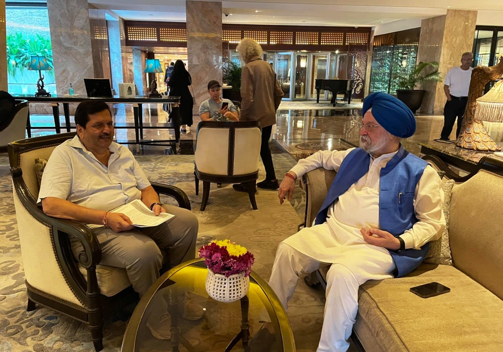 Met with President BJP Mumbai & MLA from Malabar Hill Sh Mangal Prabhat Lodha Ji