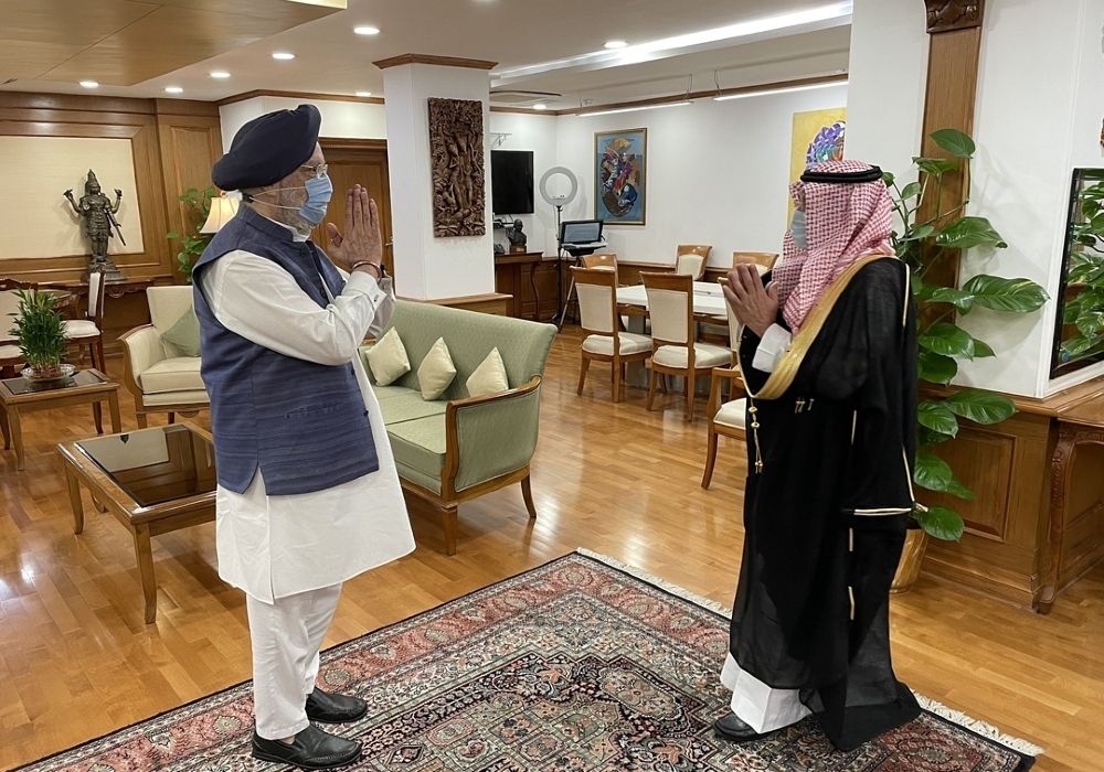 Meeting with  Dr Saud Al Sati, the Ambassador of Saudi Arabia to India