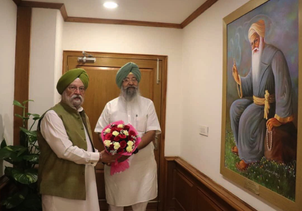 Met with the Chairman, National Commission for Minorities, Sardar Iqbal Singh Lalpura Ji