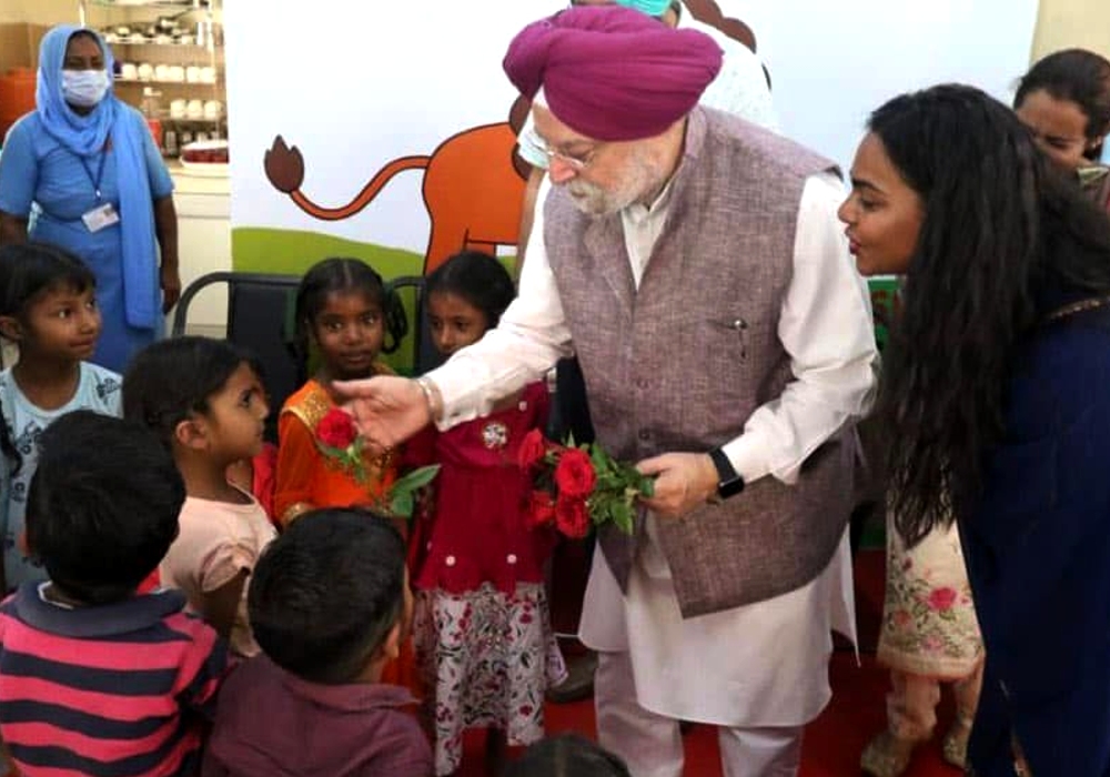 At the Anganwadi Centre in Satiye Wala village in Ferozepur Aspirational District.