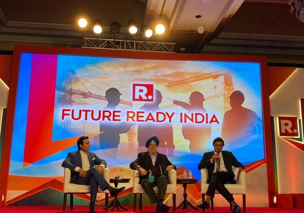 Interacted with ArnabGoswami Ji and Republic anchor Syed Suhail Ji at Republic Summit.