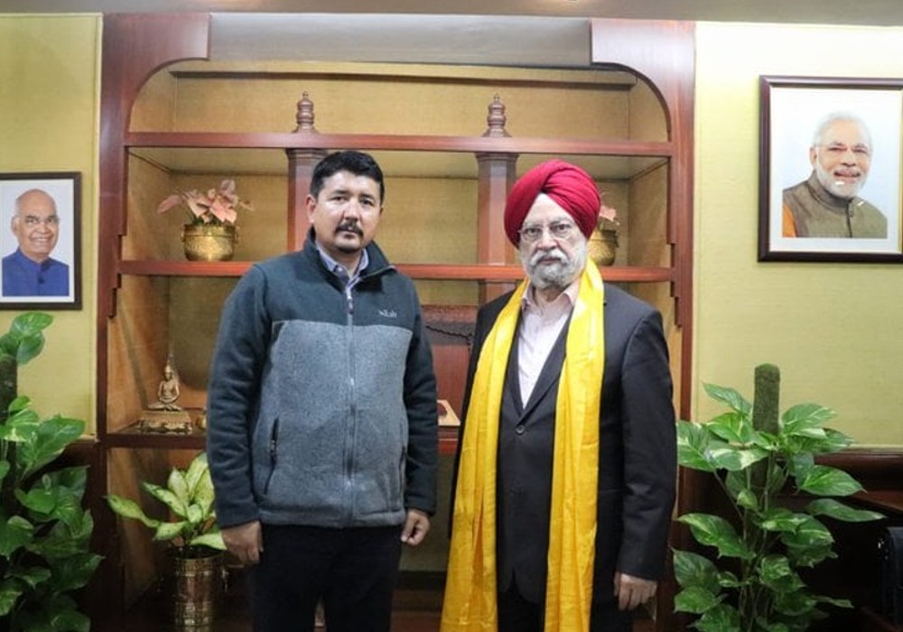 Met Sh Tashi Gyalson Khachu Ji, Chairman/CEC of Ladakh Autonomous Hill Development Council Leh