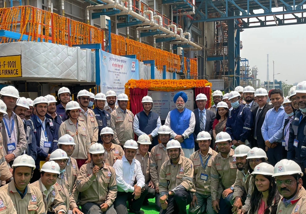 Inaugurate the Refinery Expansion Project of HPCL which has now enhanced the capacity of HPCL Mumbai Refinery from 7.5 MMTPA to 9.5 MMTPA.