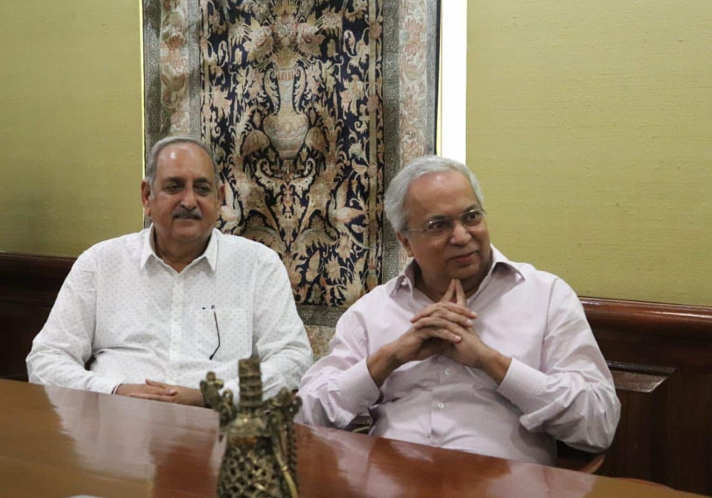 Met with Dr Purnendu Chatterjee Ji, Chairman- Chatterjee Group