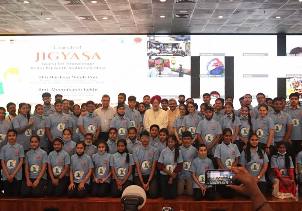 Delighted to launch ‘Jigyasa’, India’s largest ever quiz promoted by Indian Oil Corporation Ltd.