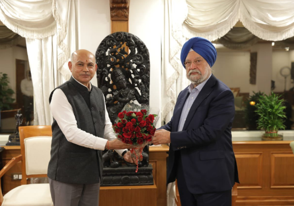 Received Secretary-General of Rajya Sabha Sh PC Mody Ji