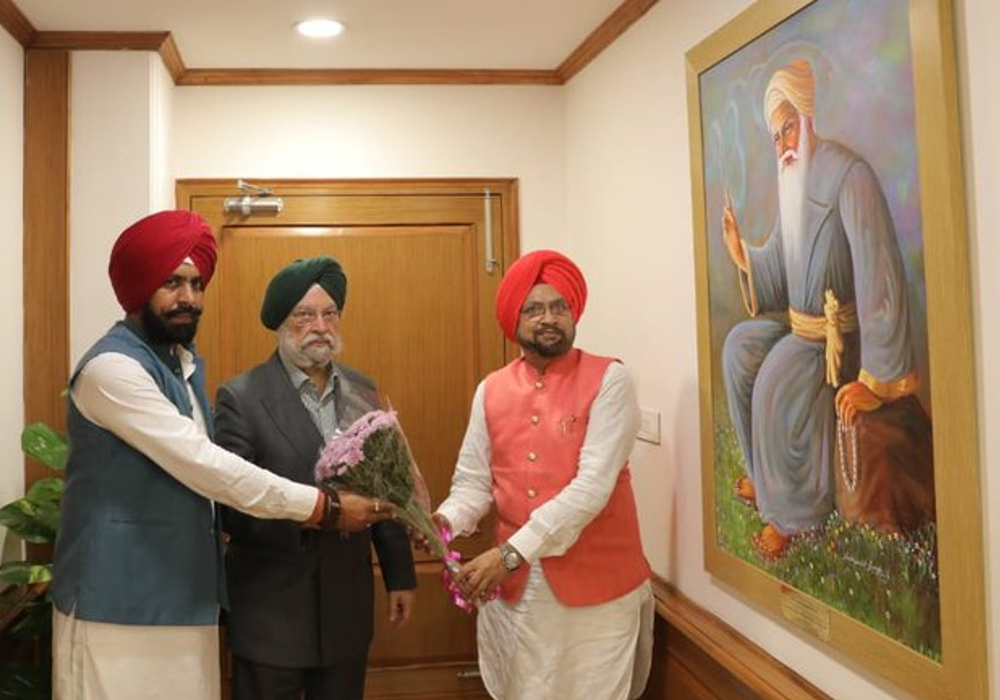 Received Sardar Manjit Singh Rai, Former Vice Chairman of National Commission for Minorities and Sardar Randhir Singh Kaler from Sangrur district