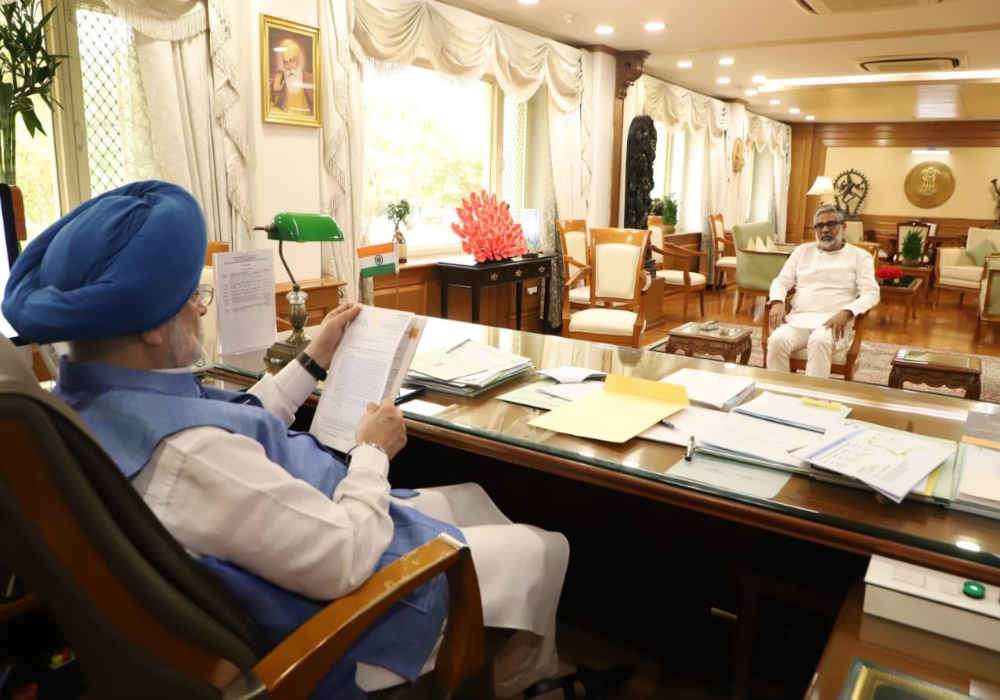 Meeting with Sh Neeraj Shekhar Ji, member of Rajya Sabha